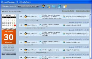 Advanced Keylogger screenshot 1
