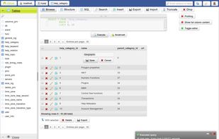 Browse table - Inline editing