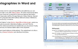 Generate Bibliographies in Word and OpenOffice