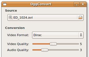 OggConvert screenshot 1