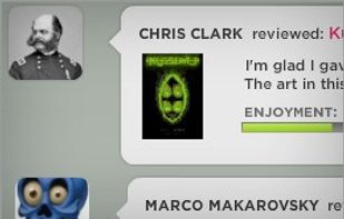 See what your friends are saying about their latest reads.