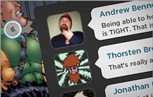 Leave reviews on individual issues or comments on any panel.