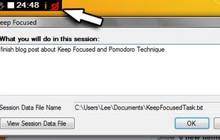Keep Focused screenshot 1