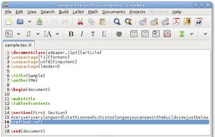 Latexila screenshot 1