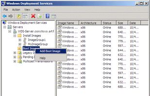 Windows Deployment Services screenshot 1