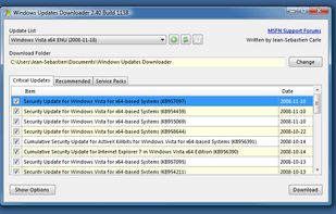Windows Updates Downloader screenshot 1