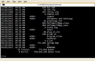 cmd.exe in console emulator