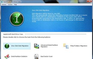 AppleXsoft Hard Drive Copy screenshot 1
