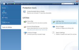 Acronis True Image for Western Digital screenshot 1