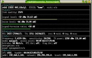 wavemon screenshot 1