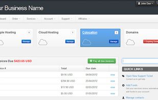 HostBill screenshot 1