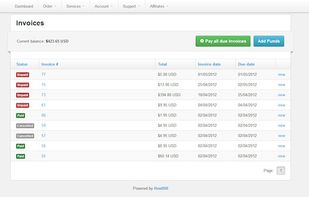HostBill screenshot 2