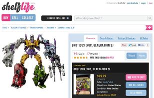 A product, showcasing Bruticus