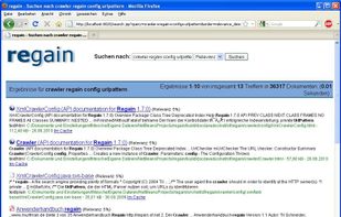 regain - Search Engine screenshot 1