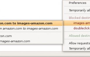 RequestPolicy screenshot 1
