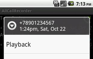 AllCallRecorder screenshot 1