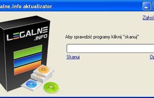 Aktualizator main window
