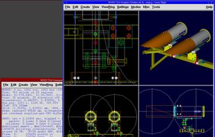 Ronja quad-view mged screenshot 