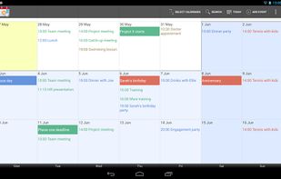 Touch Calendar screenshot 1