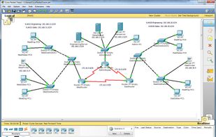 Cisco Packet Tracer screenshot 1