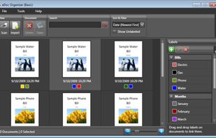 eDoc Organizer Main Window