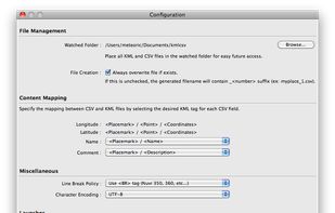 KMLCSV Converter screenshot 2
