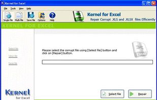 Kernel for Excel Repair screenshot 1