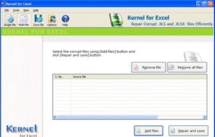 Kernel for Excel Repair screenshot 1