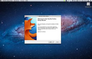 Old Windows version of Firefox's Setup Wizard