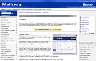 Groupware and collaboration suite in Mailtraq email server for Windows