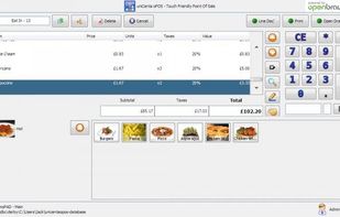 uniCenta oPOS screenshot 1