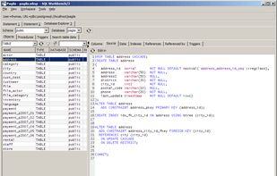 SQL Workbench/J screenshot 1