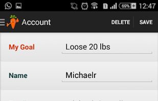 Careot Nutrition Tracker screenshot 1