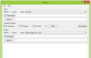 GPSBabel screenshot 1