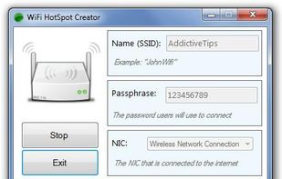 Wi-Fi HotSpot Creator screenshot 1