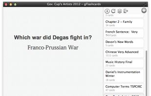 gFlashcards screenshot 1