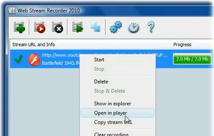 Web Stream Recorder screenshot 1