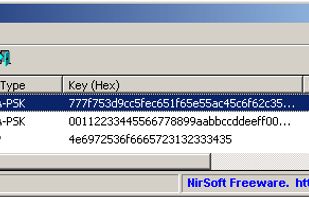 WirelessKeyView screenshot 1