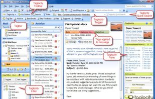 Taglocity in Outlook: Integrated email productivity and knowledge sharing 