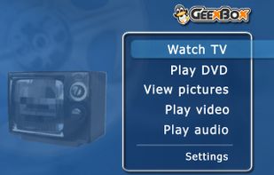 GeeXboX screenshot 1