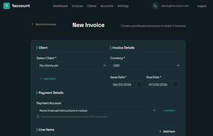 1account screenshot 2