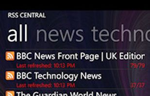 RSS Central screenshot 1