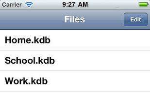MiniKeePass screenshot 1