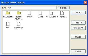 File and Folder Unhider
