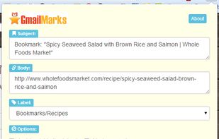 GmailMarks screenshot 1