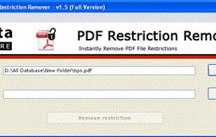 PCVITA PDF Restriction Remover screenshot 1