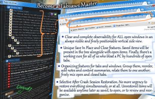 Tabs Outliner screenshot 1