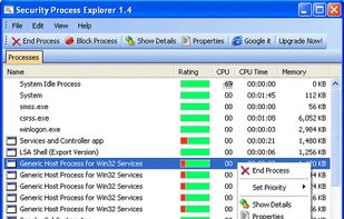 Security Process Explorer screenshot 1