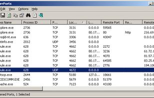 CurrPorts screenshot 1