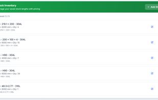 Optional inventory tracking of different types of stock